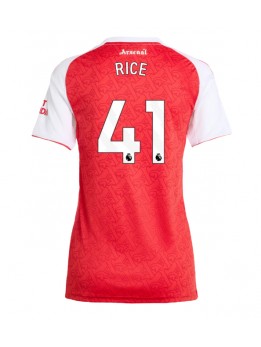 Billige Arsenal Declan Rice #41 Hjemmedrakt Dame 2025-26 Kortermet